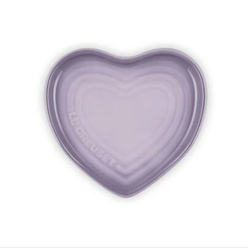 Le Creuset Provence Bluebell Purple Heart Stoneware Spoon Rest
